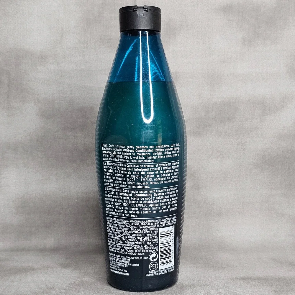 REDKEN Fresh‎ Curls Shampoo Moisture & Frizz Control for Curly Hair 10.1oz